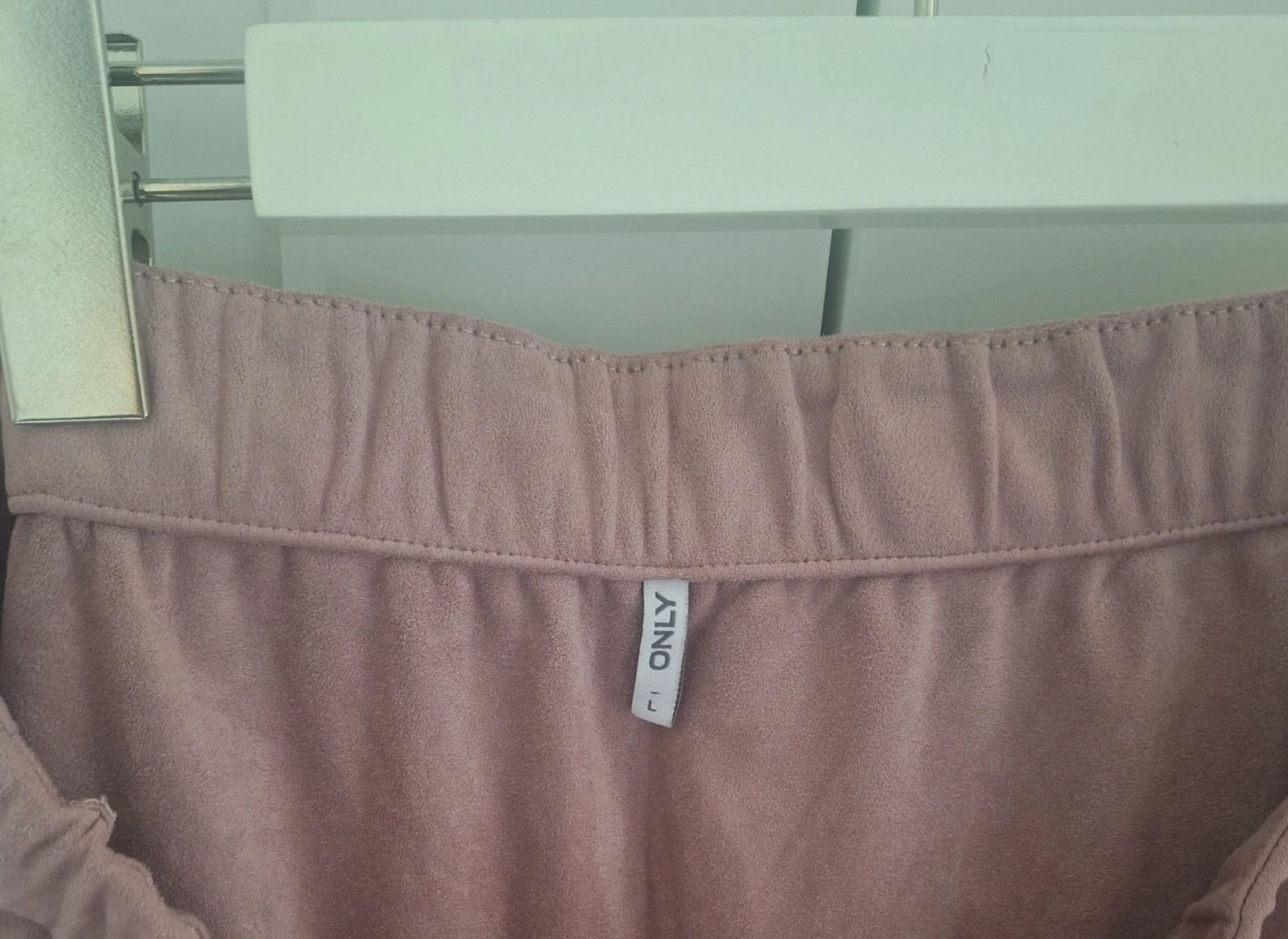 Apenas saia de seda rosa claro tamanho L/40 – photo 6